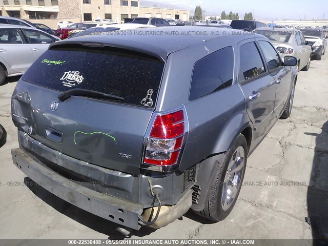 2D8FV47V87H816014 - 2007 DODGE MAGNUM SXT SILVER photo 4