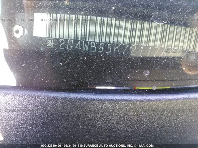 2G4WB55K721176624 - 2002 BUICK REGAL LS 银色 照片 9