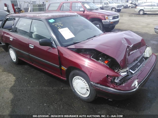 4S3BJ6336R6954812 - 1994 SUBARU LEGACY L/L ALPINE RED photo 1