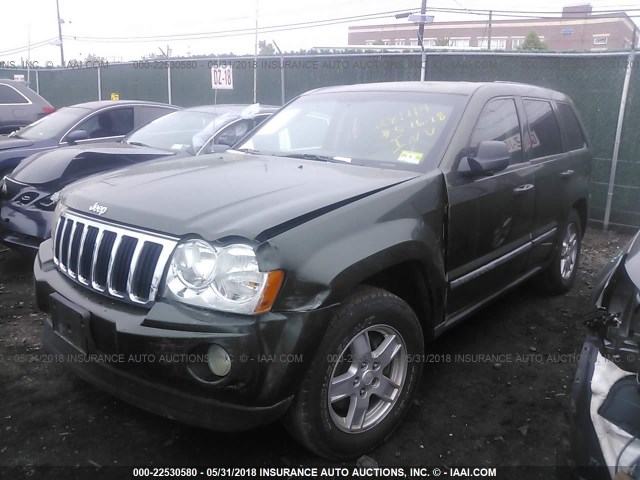1J8GR48K07C629275 - 2007 JEEP GRAND CHEROKEE LAREDO/COLUMBIA/FREEDOM მწვანე ფოტო 2