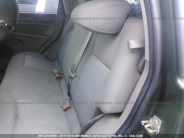 1J8GR48K07C629275 - 2007 JEEP GRAND CHEROKEE LAREDO/COLUMBIA/FREEDOM მწვანე ფოტო 8