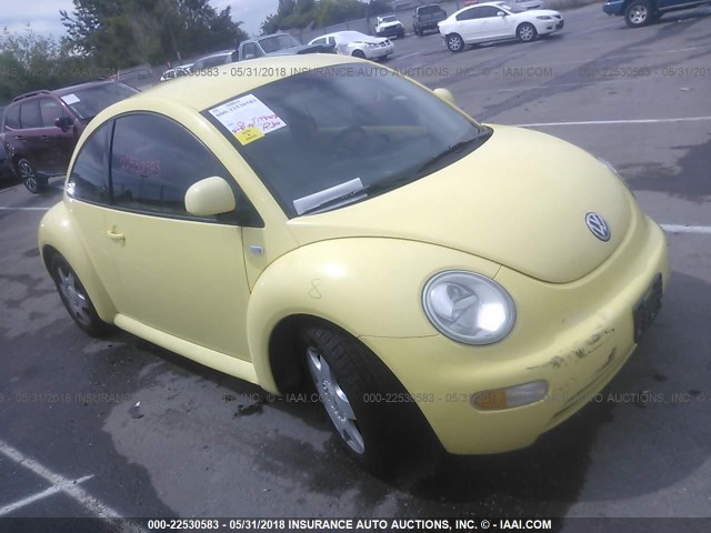 3VWBC21C2YM448024 - 2000 VOLKSWAGEN NEW BEETLE GL 黄色 照片 1
