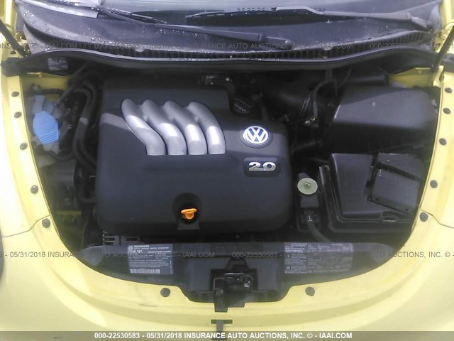 3VWBC21C2YM448024 - 2000 VOLKSWAGEN NEW BEETLE GL 黄色 照片 10
