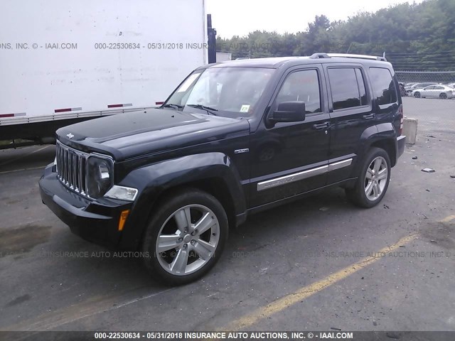 1C4PJMFK3CW207267 - 2012 JEEP LIBERTY JET BLACK photo 2