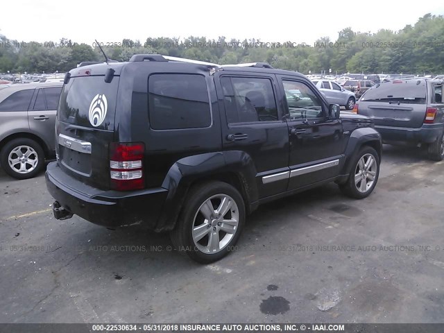 1C4PJMFK3CW207267 - 2012 JEEP LIBERTY JET BLACK photo 4