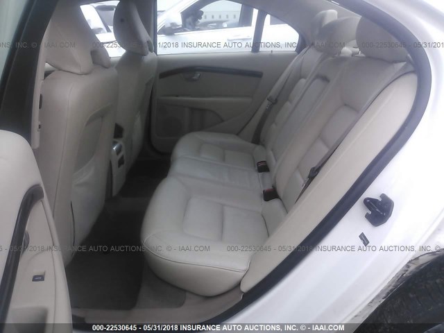 YV1AH852871035406 - 2007 VOLVO S80 V8 WHITE photo 8