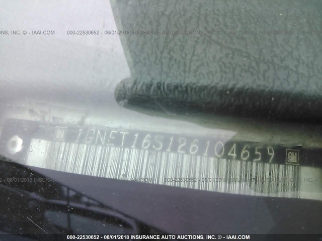 1GNET16S126104659 - 2002 CHEVROLET TRAILBLAZER EXT WHITE photo 9