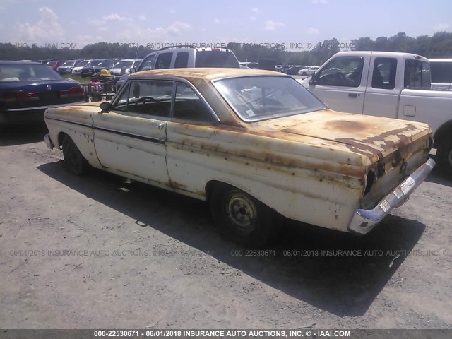 5H17C290018 - 1965 FORD FALCON WHITE photo 3