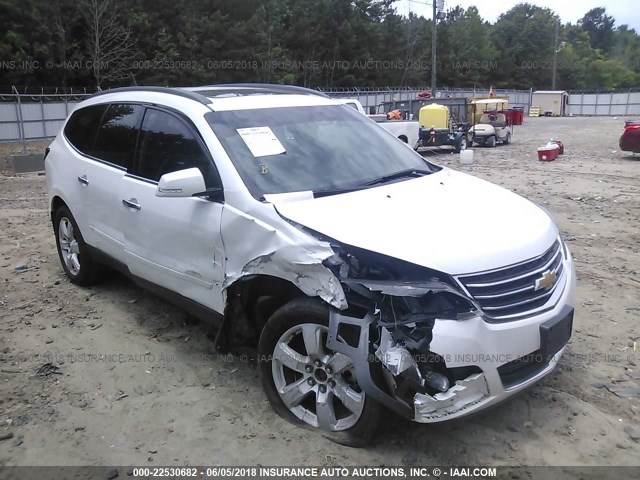 1GNKRGKD8GJ263050 - 2016 CHEVROLET TRAVERSE LT WHITE photo 1