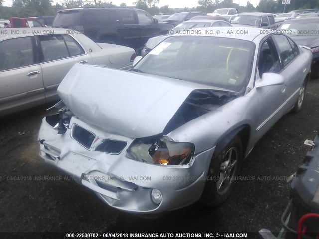 1G2HX54K524150970 - 2002 PONTIAC BONNEVILLE SE SILVER photo 2