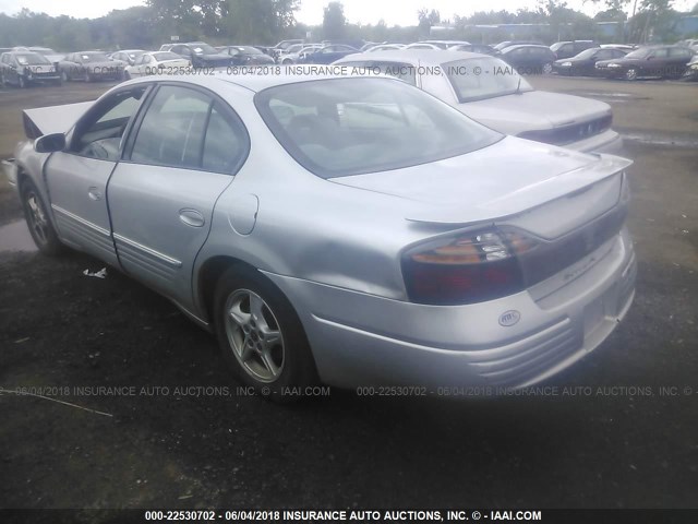 1G2HX54K524150970 - 2002 PONTIAC BONNEVILLE SE SILVER photo 3