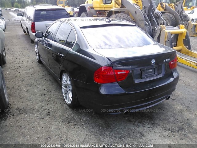 WBAPL5C50BA918447 - 2011 BMW 335 XI BLACK photo 3