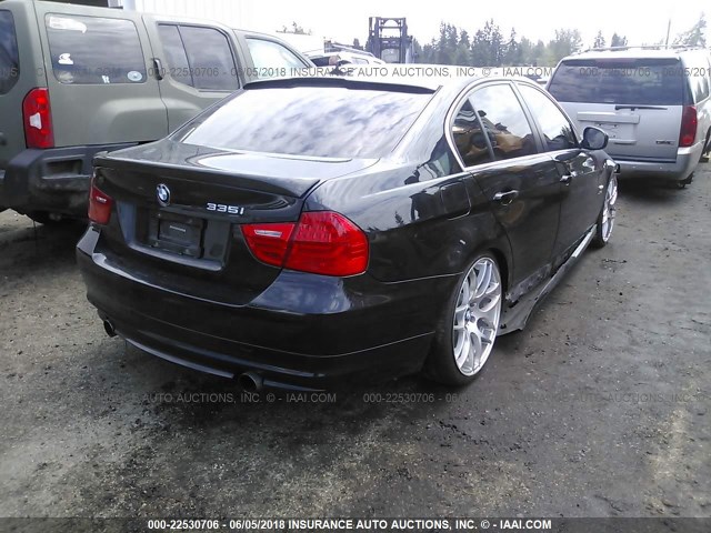 WBAPL5C50BA918447 - 2011 BMW 335 XI BLACK photo 4