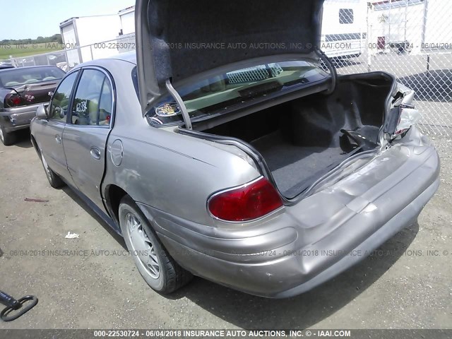 1G4HR54K444109055 - 2004 BUICK LESABRE LIMITED SILVER photo 3