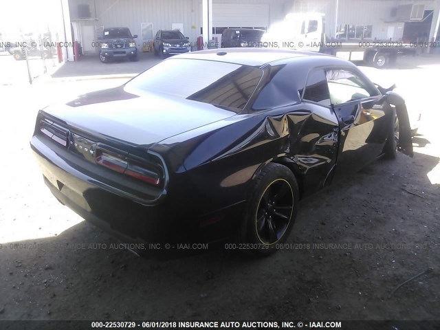 2C3CDZAG6GH138542 - 2016 DODGE CHALLENGER SXT BLACK photo 4