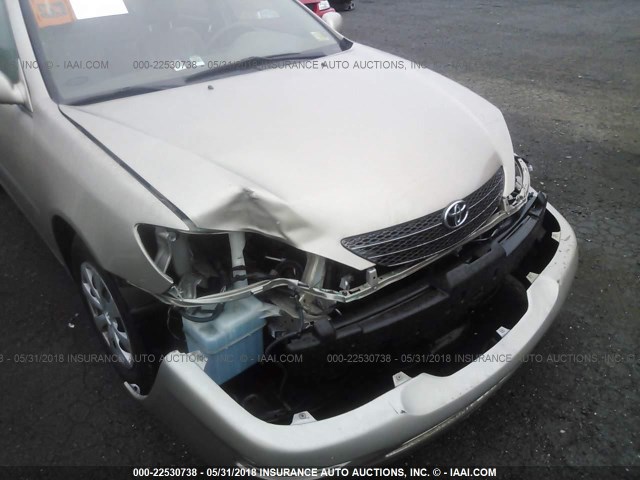 4T1BE32K44U898817 - 2004 TOYOTA CAMRY LE/XLE/SE ოქროსფერი ფოტო 6