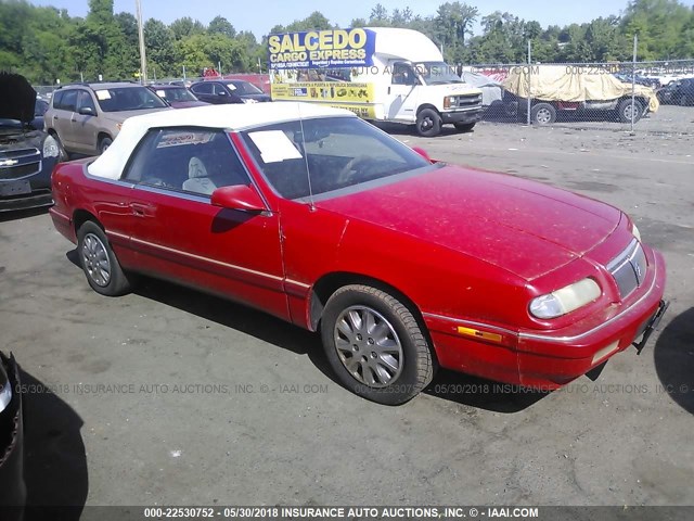 1C3EU4533SF650580 - 1995 CHRYSLER LEBARON GTC Қызыл фото 1