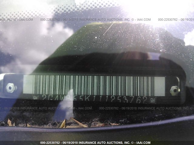 2G4WB55K111253762 - 2001 BUICK REGAL LS 银色 照片 9