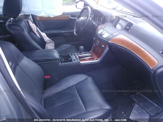 JNKAY01F67M452343 - 2007 INFINITI M35 SPORT SILVER photo 5