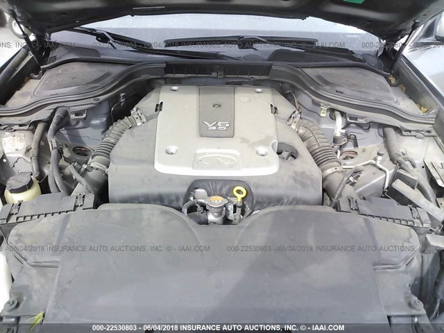 JNKCY01E99M802745 - 2009 INFINITI M35 SPORT GRAY photo 10