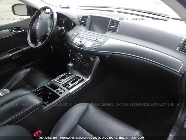 JNKCY01E99M802745 - 2009 INFINITI M35 SPORT GRAY photo 5