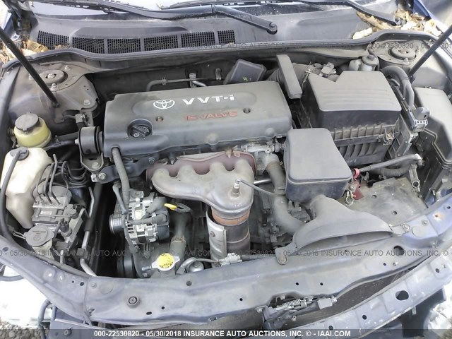 4T1BE46K47U015478 - 2007 TOYOTA CAMRY NEW GENERAT CE/LE/XLE/SE BLUE photo 10