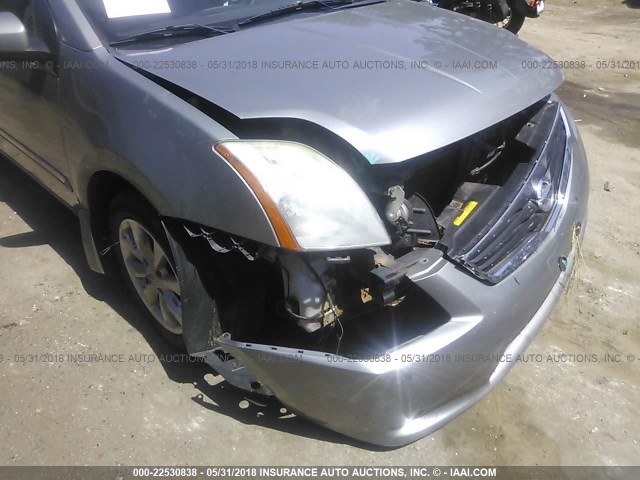 3N1AB6AP7BL650823 - 2011 NISSAN SENTRA 2.0/2.0S/SR/2.0SL 灰色 照片 6