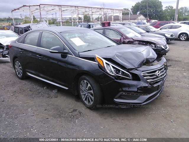 5NPE34AF8FH180489 - 2015 HYUNDAI SONATA SPORT/LIMITED BLACK photo 1