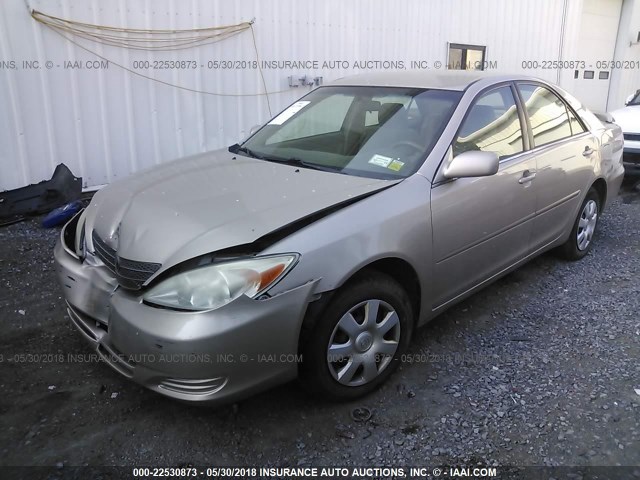4T1BE32K63U210105 - 2003 TOYOTA CAMRY LE/XLE/SE 棕色 照片 2