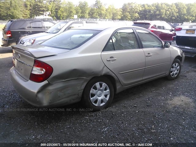 4T1BE32K63U210105 - 2003 TOYOTA CAMRY LE/XLE/SE 棕色 照片 4