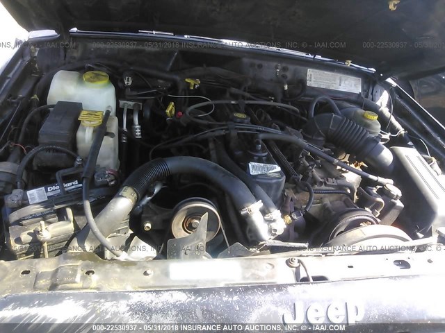 1J4FJ68S5TL329953 - 1996 JEEP CHEROKEE SPORT/CLASSIC შავი ფოტო 10