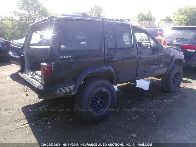 1J4FJ68S5TL329953 - 1996 JEEP CHEROKEE SPORT/CLASSIC შავი ფოტო 4