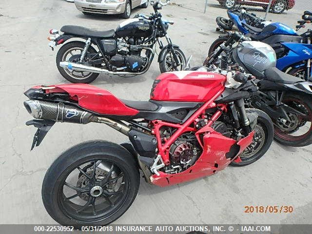 ZDM1XBEWX8B016896 - 2008 DUCATI 1098 S RED photo 4