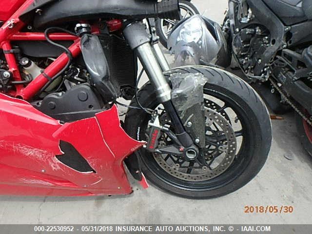 ZDM1XBEWX8B016896 - 2008 DUCATI 1098 S RED photo 5