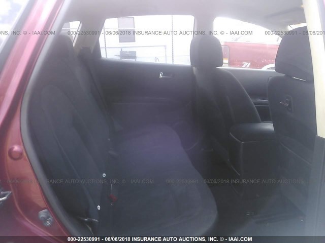 JN8AS58V49W177225 - 2009 NISSAN ROGUE S/SL MAROON photo 8