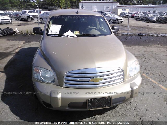 3GNDA13DX6S613836 - 2006 CHEVROLET HHR LS GOLD photo 6
