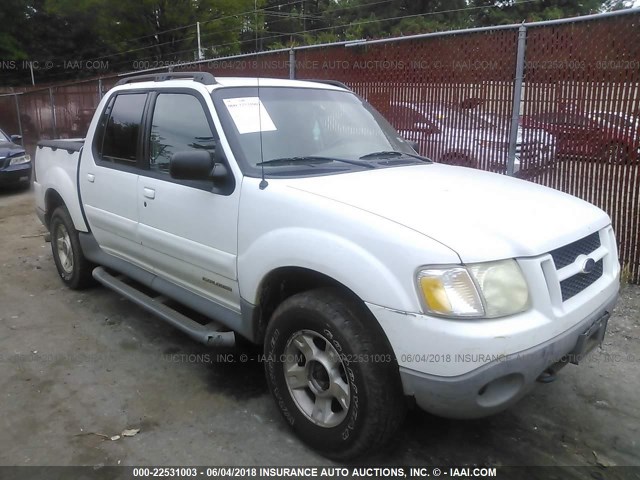 1FMZU67EX1UC22406 - 2001 FORD EXPLORER SPORT TR  WHITE photo 1