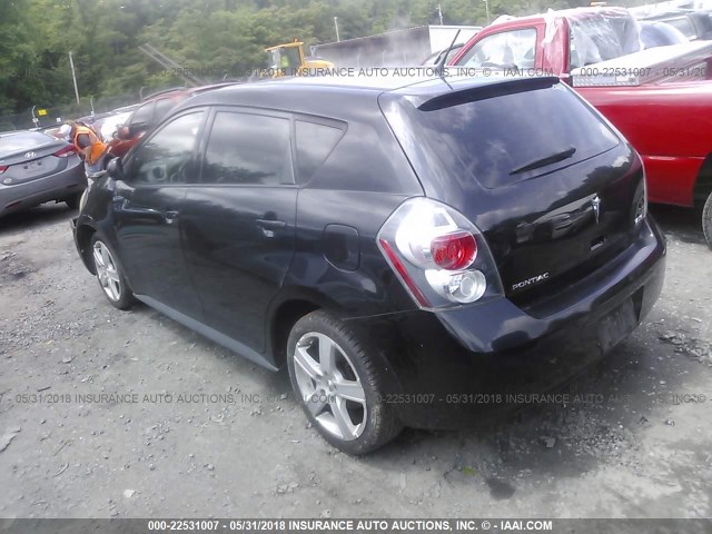 5Y2SP67069Z413692 - 2009 PONTIAC VIBE BLACK photo 3