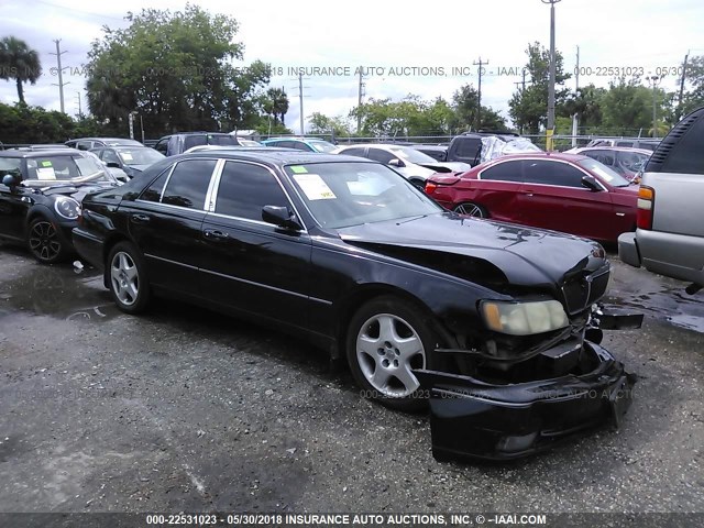 JNKBY31A71M100180 - 2001 INFINITI Q45 T BLACK photo 1