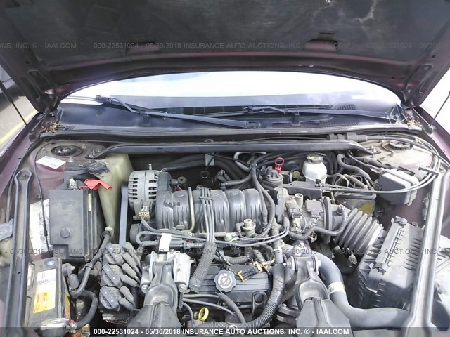 2G4WB52K4X1452432 - 1999 BUICK REGAL LS/LSE BURGUNDY photo 10