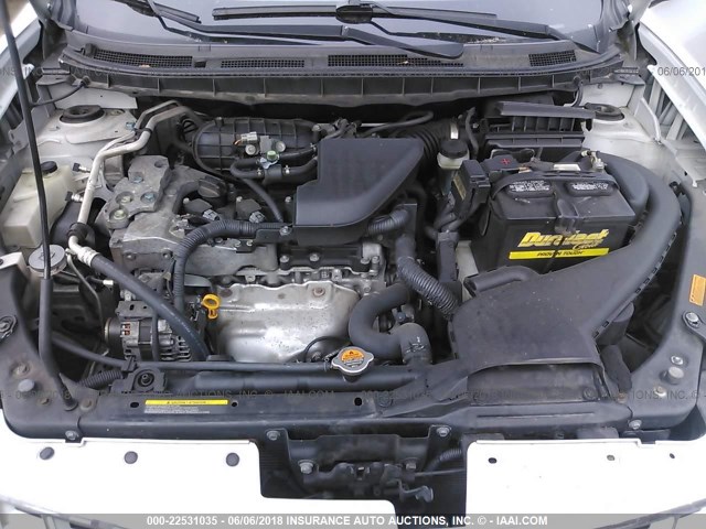 JN8AS58V49W176804 - 2009 NISSAN ROGUE S/SL SILVER photo 10