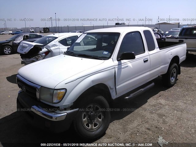 4TASN92N8XZ522626 - 1999 TOYOTA TACOMA XTRACAB PRERUNNER WHITE photo 2