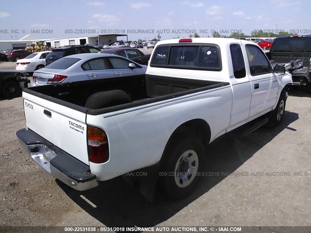 4TASN92N8XZ522626 - 1999 TOYOTA TACOMA XTRACAB PRERUNNER WHITE photo 4