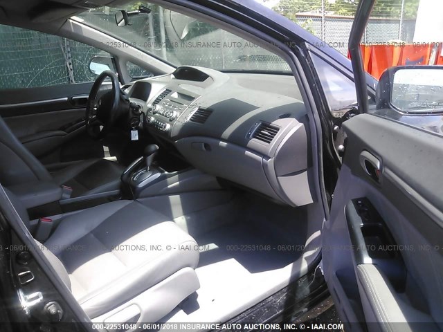 2HGFA1F98BH517405 - 2011 HONDA CIVIC EXL BLACK photo 5