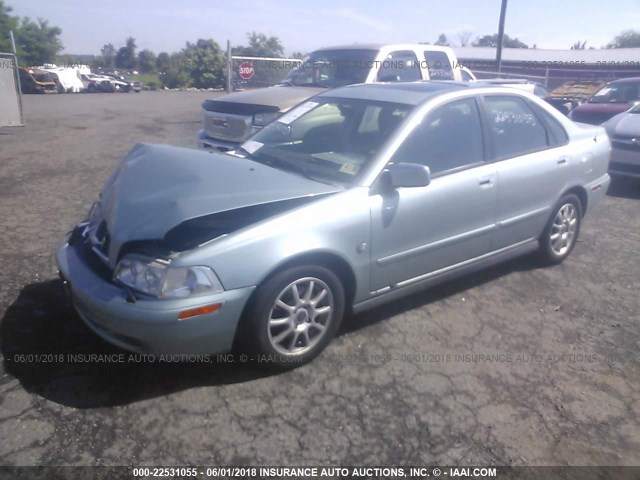 YV1VS27543F983824 - 2003 VOLVO S40 1.9T GREEN photo 2