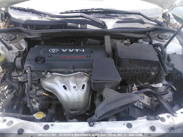4T4BE46K78R044657 - 2008 TOYOTA CAMRY CE/LE/XLE/SE WHITE photo 10