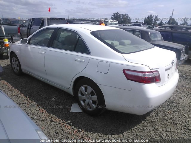 4T4BE46K78R044657 - 2008 TOYOTA CAMRY CE/LE/XLE/SE WHITE photo 3