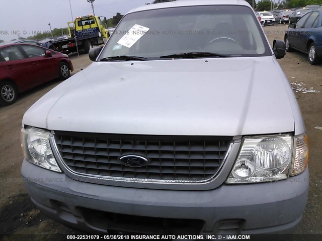 1FMZU62EX2UC01502 - 2002 FORD EXPLORER XLS SILVER photo 6