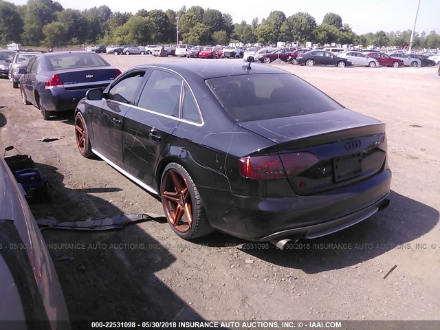 WAUBGAFL3CA114209 - 2012 AUDI S4 PREMIUM PLUS BLACK photo 3