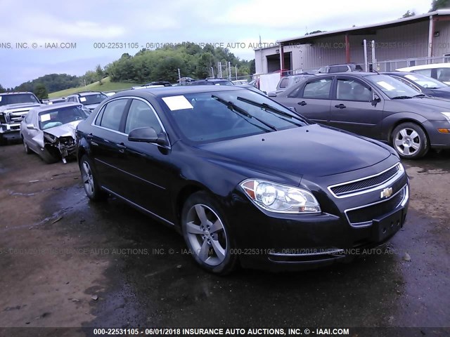 1G1ZC5E18BF117766 - 2011 CHEVROLET MALIBU 1LT BLACK photo 1